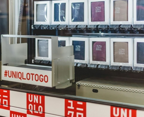 Automatisierte Einzelhandelslösungen in Uniqlo